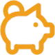 Piggy bank icon